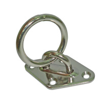 Marine Deck Hardware Edelstahl Diamant mit Ring Platte Auge